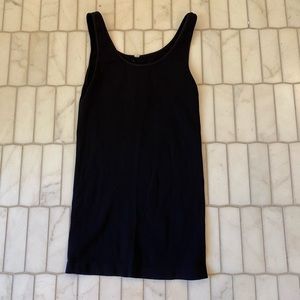 Women’s plain black tank top